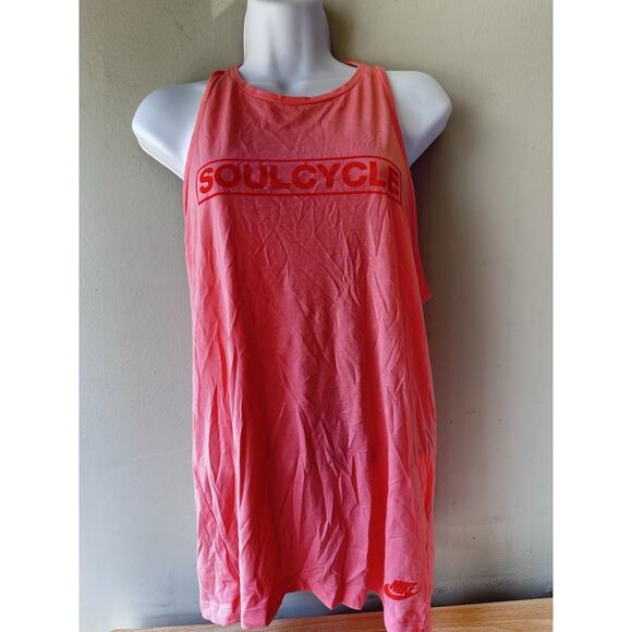 NWT Women's Soulcycle / NIKE, Essential Tank Bright Melon Size Large MSRP $48 - Picture 1 of 6